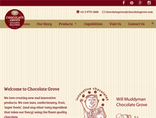 Tablet Screenshot of chocolategrove.com